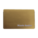 PVC Vizitka - Zářivě zlatá / Nerezová ocel thumbnail